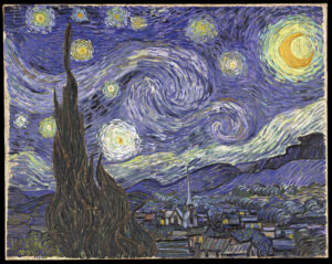 Vincent van Gogh, The Starry Night (public domain)